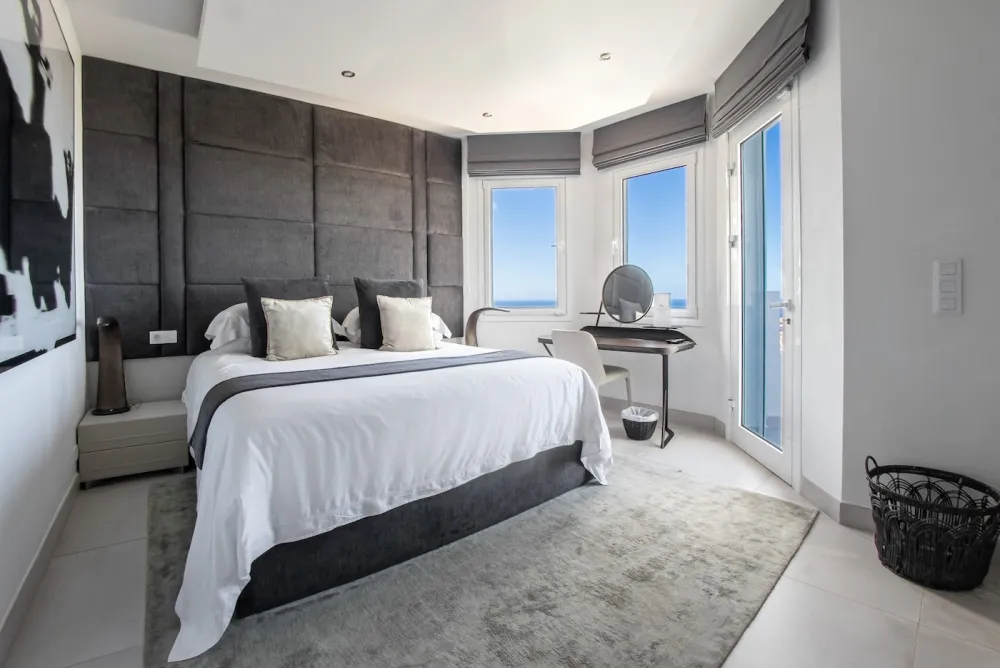 Ensuite bedroom at Casa Amore, a party villa in Tenerife that sleeps up to 16